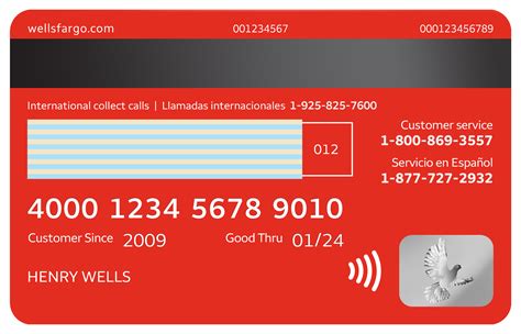 Wells Fargo contactless debit card